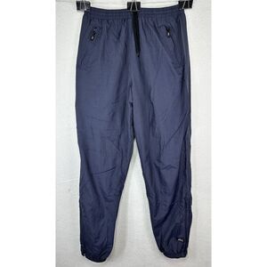 Outersport Blue Nylon Lined Hiking Joggers Ski Track‎ Pants VINTAGE Mens Large